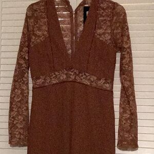 Elegant Lace Long Sleeve Jumpsuit